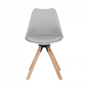 Scaun pivotant elegant, gri deschis - TP288203 - Img 15