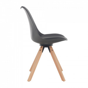 Scaun pivotant elegant, gri închis - TP288202 - Img 12