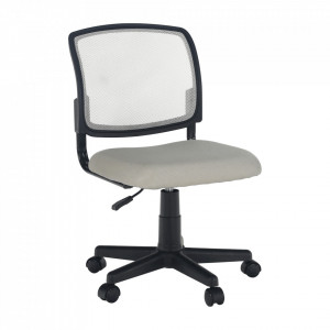 Scaun rotativ, gri/negru, 47x80/91x42 cm - TP265165 - Img 18