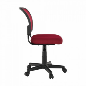 Scaun rotativ, roşu și negru, 47x80/91x42 cm - TP265167 - Img 19