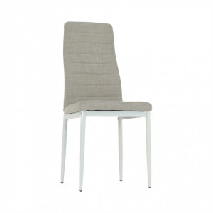 Scaun, textil bej/metal alb - TP201233 - Img 19