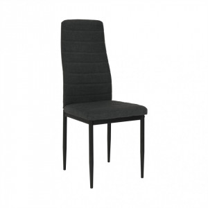 Scaun, textil gri închis/metal negru - TP201236 - Img 11