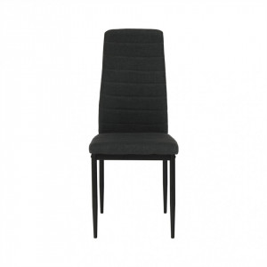 Scaun, textil gri închis/metal negru - TP201236 - Img 16