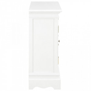 Servantă, alb, 70x28x70 cm, lemn masiv de pin - V280027V - Img 4