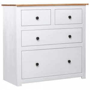 Servanta, alb, 80 x 40 x 83 cm, lemn de pin - V282657V - Img 1