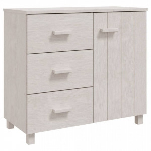 Servantă, alb, 90x40x80 cm, lemn masiv de pin - V340429V - Img 1