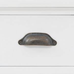 Servantă cu 3 uși, 105 x 35 x 77,5 cm, MDF și lemn de pin - V245754V - Img 3