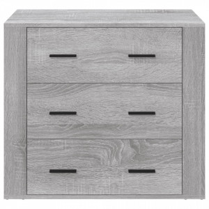 Servantă, gri sonoma, 80x33x70 cm, lemn compozit - V816582V - Img 3