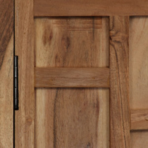 Servanta, lemn masiv de acacia, 60 x 35 x 76 cm, maro - V246135V - Img 3