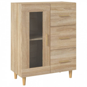Servantă, stejar sonoma, 69,5x34x90 cm, lemn prelucrat - V812207V - Img 1