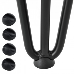 Set 4 bucati picioare Hairpin Model 2, pentru masa  3 brate,35 cm, negru - P55139988 - Img 2