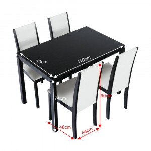 Set cină, wenge/piele eco - TP203073 - Img 15