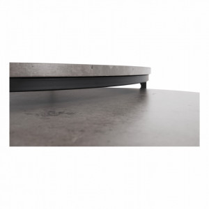 Set de 2 măsuţe de cafe, gri și negru, 80x45 cm, 50x40 cm - TP261525 - Img 15