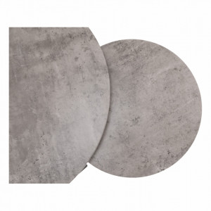 Set de 2 măsuţe de cafe, gri și negru, 80x45 cm, 50x40 cm - TP261525 - Img 19