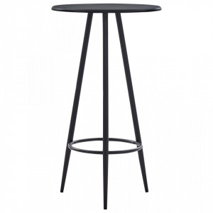 Set de bar, 5 piese, negru, plastic - V279715V