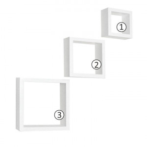 Set rafturi, albe - TP203550