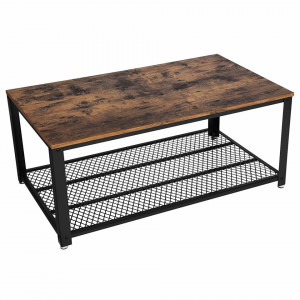 SOMCI4 - Masuta cafea stil Industrial, 106 x 60 x 45 cm