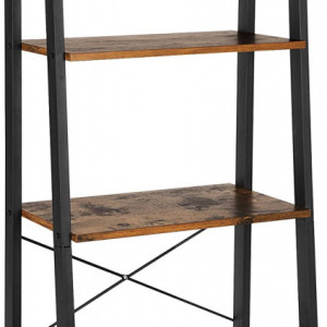 SORAI24 - Rafturi carti, biblioteca stil Industrial, 56 x 34 x 136 cm - Img 2