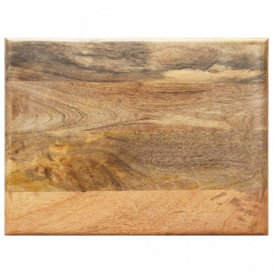 Suport pentru reviste, 40x30x50 cm, lemn masiv de mango si otel - V286465V - Img 3