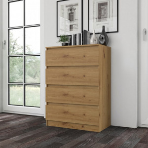 TECOAR112 - Comoda 70 x 40 x 97 cm, Stejar Artisan - Img 8