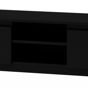 TECOTVN105 - Comoda TV 120 x 40 x 36 cm, Negru-Mat - Img 2