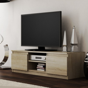 TECOTVS102 - Comoda TV 120 x 40 x 36 cm, Sonoma - Img 2
