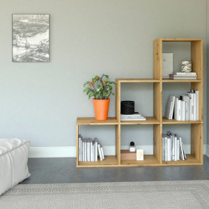 TERAAR106 - Raft, biblioteca 115 x 30 x 115 cm, Stejar Artisan - Img 2