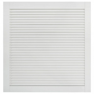 Uși lamelare, 4 buc., alb, 61,5x59,4 cm, lemn masiv de pin - V151159V - Img 3