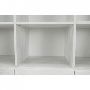 Vitrină, culoarea pin nordic/stejar sălbatic, 127x187x39 cm - TP86109 - Img 20