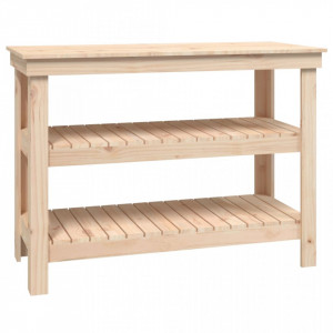 Banc de lucru, 110,5x50x80 cm, lemn masiv pin - V823644V