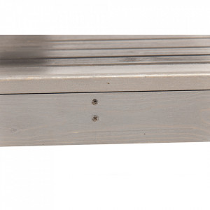 Bancă, băncuță de grădină, gri, 150 cm - TP277764 - Img 13