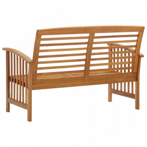 Banca de gradina, 119 cm, lemn masiv de acacia - V310259V - Img 4