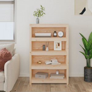 Bibliotecă, 80x35x126 cm, lemn masiv de pin - V821684V - Img 3
