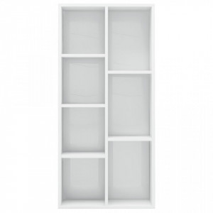 Biblioteca, alb extralucios, 50 x 25 x 106 cm, PAL - V801113V - Img 4