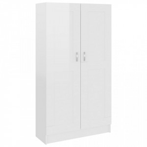 Biblioteca, alb extralucios, 82,5 x 30,5 x 150 cm, PAL - V802729V - Img 2