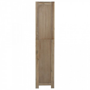 Bibliotecă cu 5 rafturi, 80x30x140 cm, lemn masiv de acacia - V345084V - Img 4