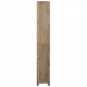 Bibliotecă cu 7 rafturi, 80x30x200 cm, lemn masiv de acacia - V345082V - Img 4