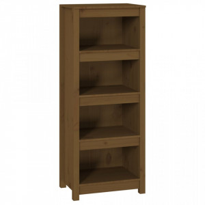 Bibliotecă, maro miere, 50x35x125,5 cm, lemn masiv de pin - V821712V