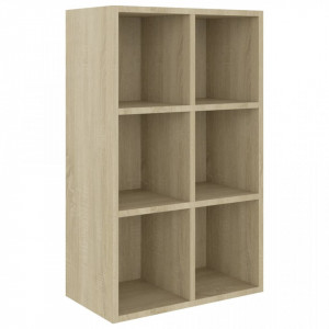 Biblioteca/Servanta, stejar Sonoma, 66 x 30 x 97,8 cm, PAL - V800345V - Img 2