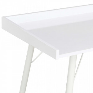 Birou, alb, 90 x 50 x 79 cm - V20269V - Img 4