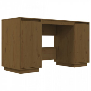Birou, maro miere, 140x50x75 cm, lemn masiv de pin - V814327V