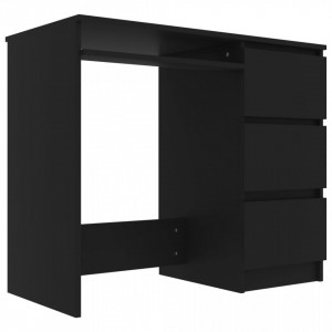 Birou, negru, 90 x 45 x 76 cm, PAL - V801374V - Img 2