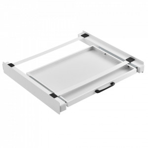 Cadru universal suprapunere uscator/masina de spalat rufe, alb - P70504287 - Img 2