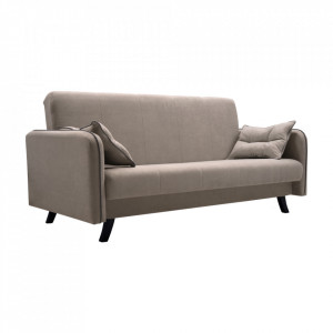 Canapea, bej, 206x107x100 cm - TP264071