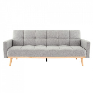 Canapea extensibilă, gri, 214x84x84 cm - TP264305
