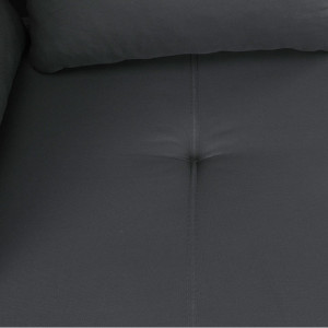 Canapea extensibilă, material textil gri-negru, dreapta, 149x80x90 cm - TP238800 - Img 10