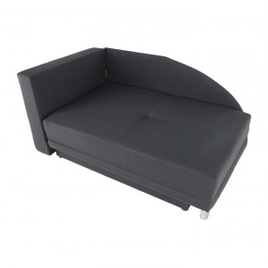 Canapea extensibilă, material textil gri-negru, stânga, 149x80x90 cm - TP238799 - Img 9