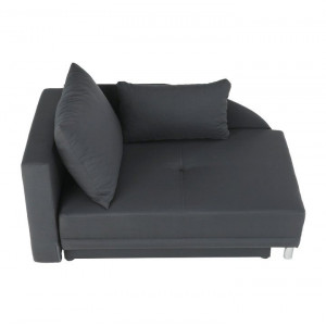 Canapea extensibilă, material textil gri-negru, stânga, 149x80x90 cm - TP238799 - Img 14