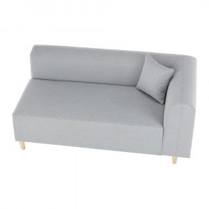 Canapea, gri, dreapta, 144x67x76 cm - TP238796 - Img 15