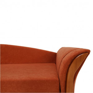 Canapea, textil portocaliu/arin, 78x215x75 cm - TP8018257 - Img 9